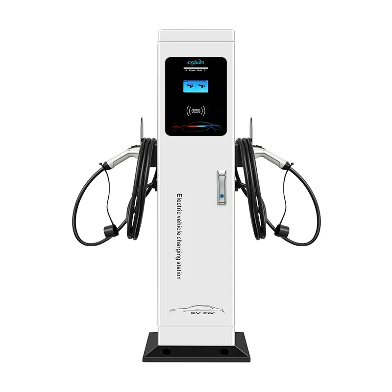 Stehendes DC-EV-Ladegerät mit zwei Pistolen